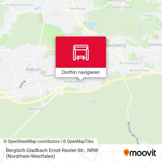 Bergisch Gladbach Ernst-Reuter-Str. Karte