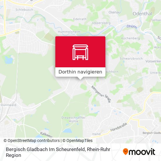 Bergisch Gladbach Im Scheurenfeld Karte