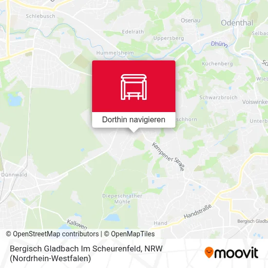 Bergisch Gladbach Im Scheurenfeld Karte