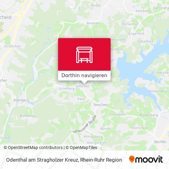 Odenthal am Stragholzer Kreuz Karte