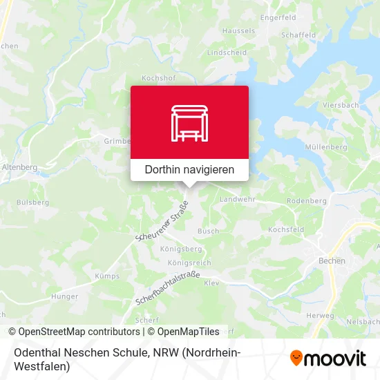 Odenthal Neschen Schule Karte