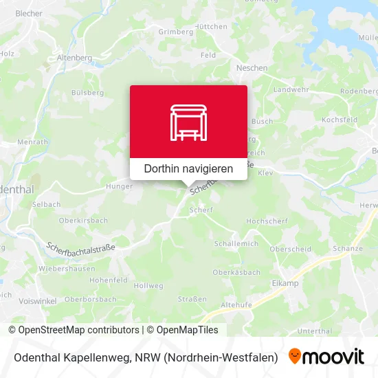 Odenthal Kapellenweg Karte