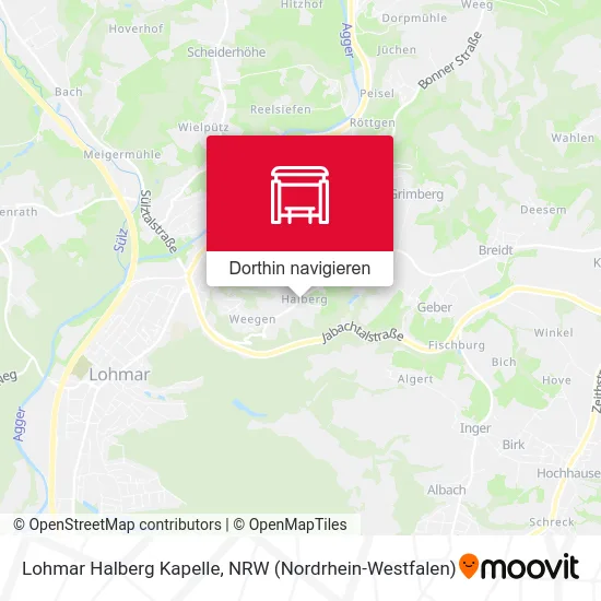Lohmar Halberg Kapelle Karte