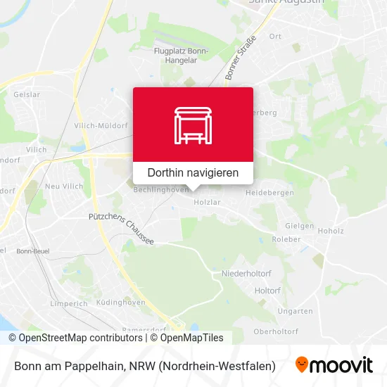 Bonn am Pappelhain Karte