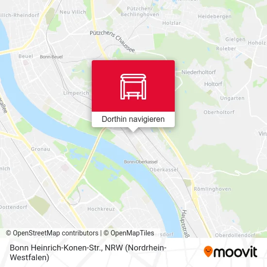Bonn Heinrich-Konen-Str. Karte