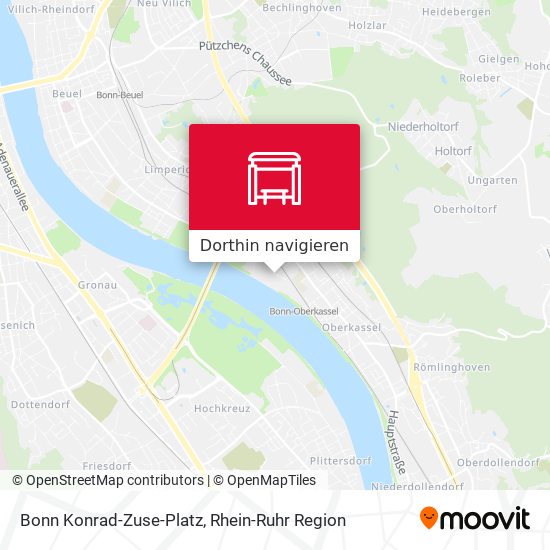 Bonn Konrad-Zuse-Platz Karte