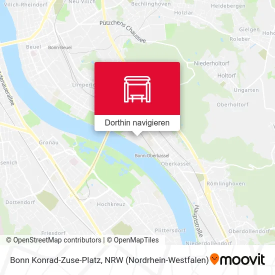 Bonn Konrad-Zuse-Platz Karte