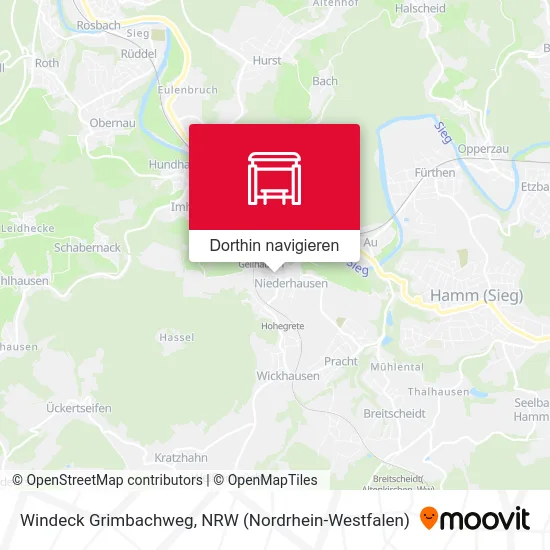 Windeck Grimbachweg Karte