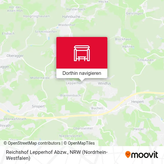 Reichshof Lepperhof Abzw. Karte