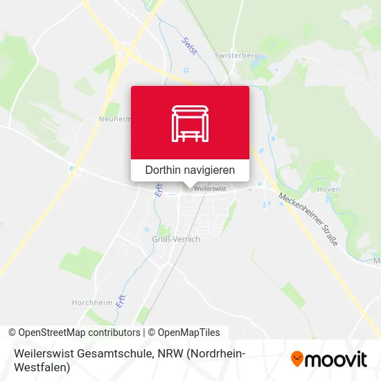 Weilerswist Gesamtschule Karte