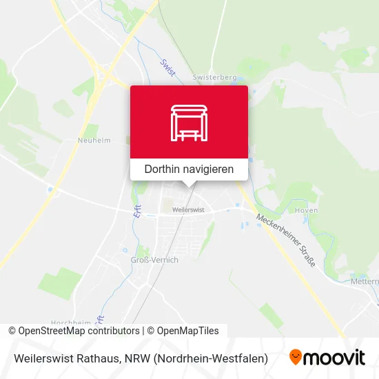 Weilerswist Rathaus Karte