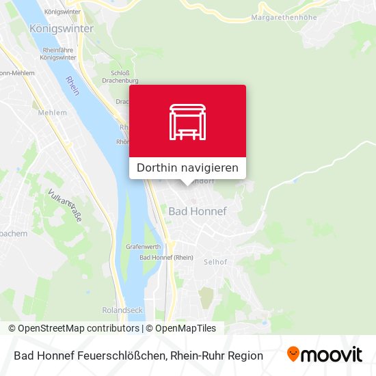 Bad Honnef Feuerschlößchen Karte