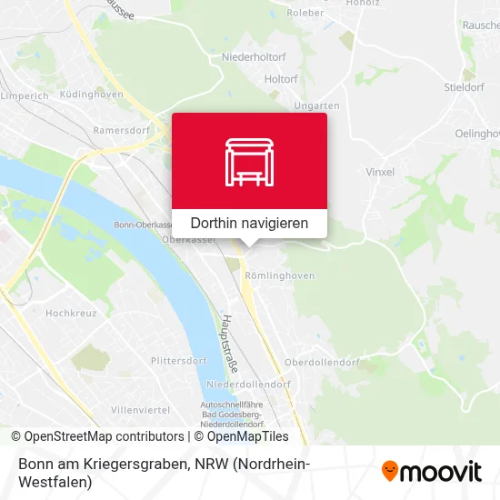 Bonn am Kriegersgraben Karte