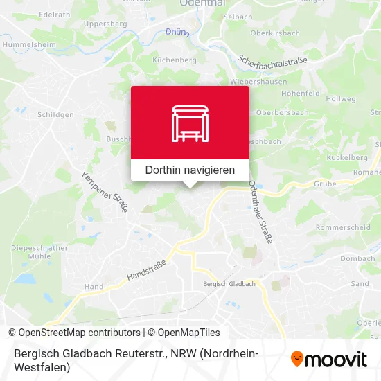 Bergisch Gladbach Reuterstr. Karte