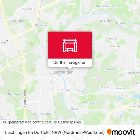 Leichlingen Im Dorffeld Karte