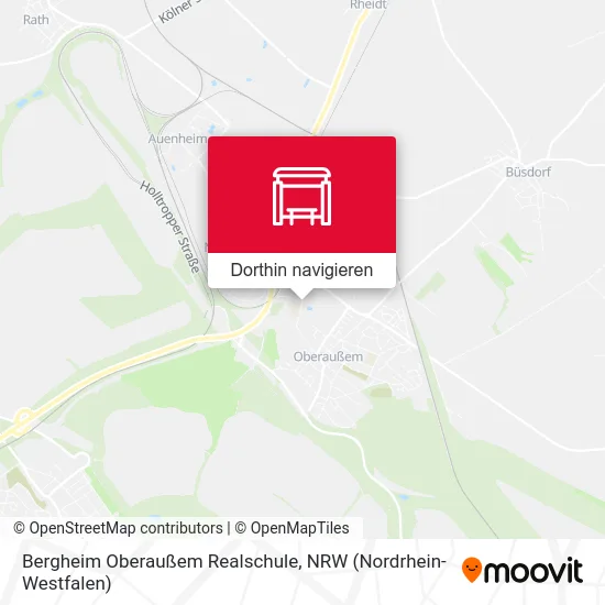 Bergheim Oberaußem Realschule Karte