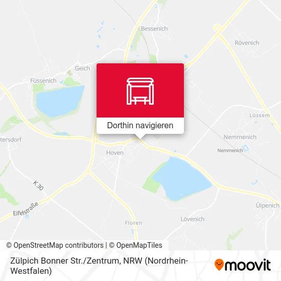 Zülpich Bonner Str./Zentrum Karte