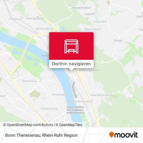 Bonn Theresienau Karte