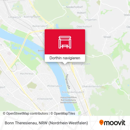 Bonn Theresienau Karte