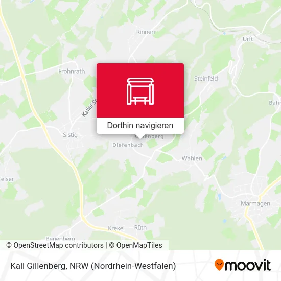 Kall Gillenberg Karte