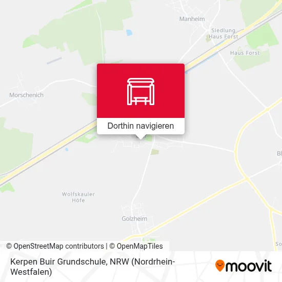 Kerpen Buir Grundschule Karte