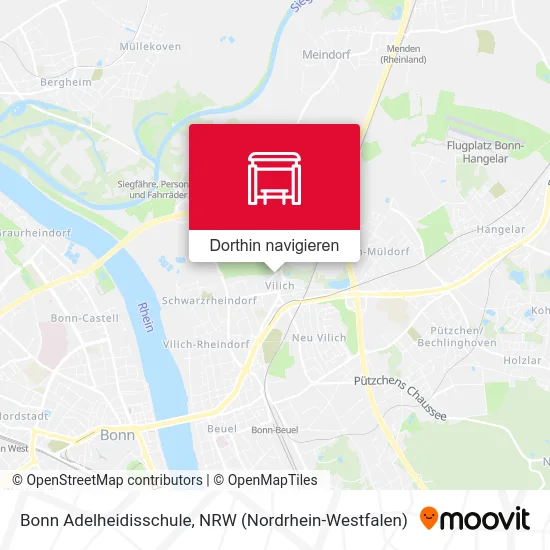 Bonn Adelheidisschule Karte