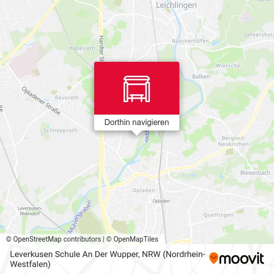 Leverkusen Schule An Der Wupper Karte