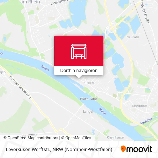 Leverkusen Werftstr. Karte