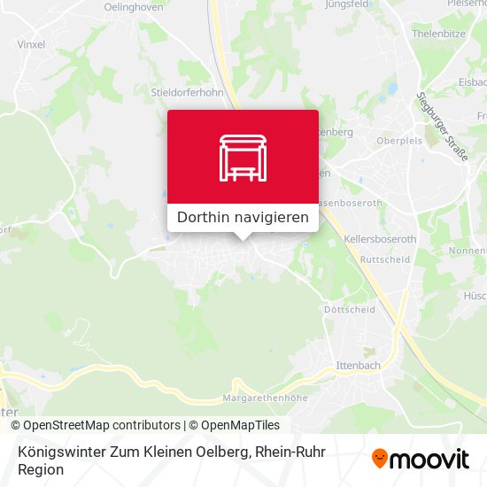 Königswinter Zum Kleinen Oelberg Karte