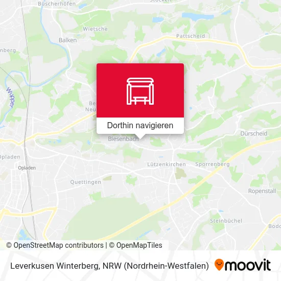 Leverkusen Winterberg Karte