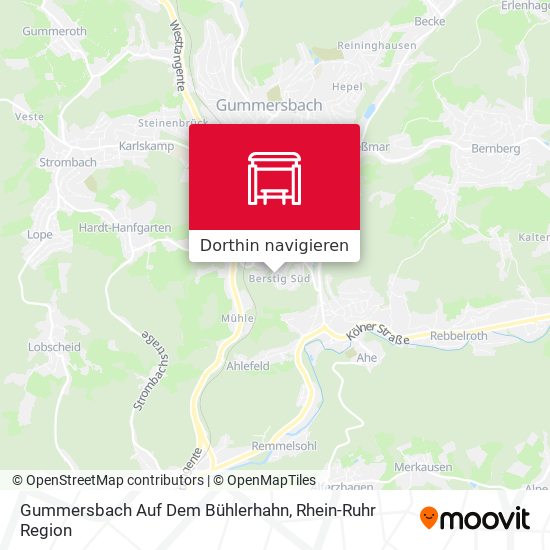 Gummersbach Auf Dem Bühlerhahn Karte