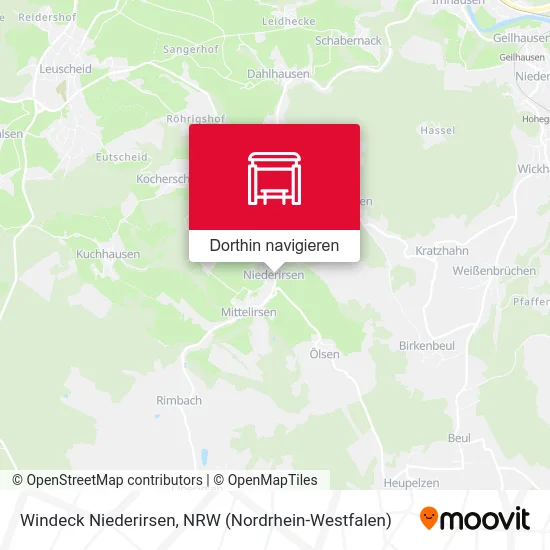 Windeck Niederirsen Karte