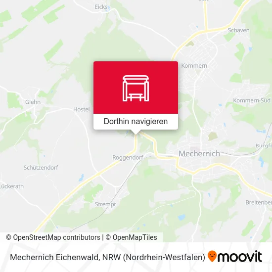 Mechernich Eichenwald Karte