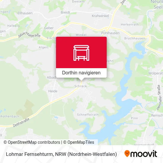 Lohmar Fernsehturm Karte