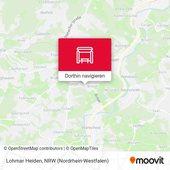 Lohmar Heiden Karte