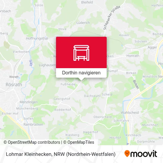 Lohmar Kleinhecken Karte