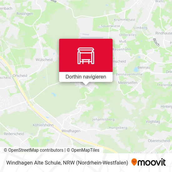 Windhagen Alte Schule Karte