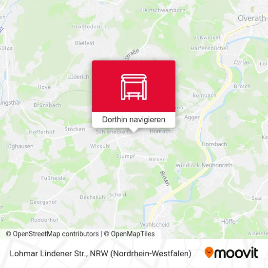 Lohmar Lindener Str. Karte