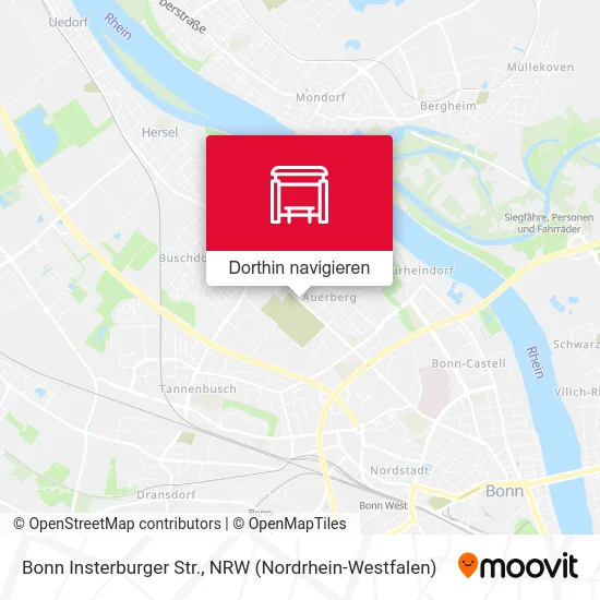 Bonn Insterburger Str. Karte