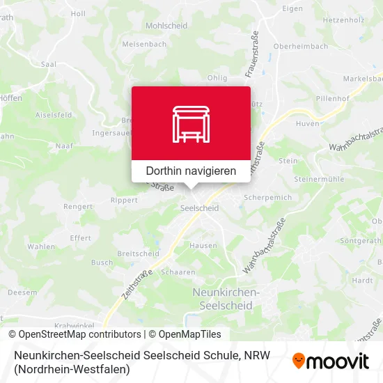 Neunkirchen-Seelscheid Seelscheid Schule Karte