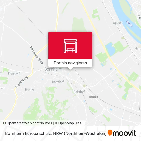 Bornheim Europaschule Karte