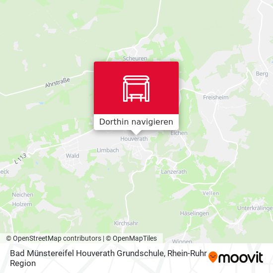 Bad Münstereifel Houverath Grundschule Karte