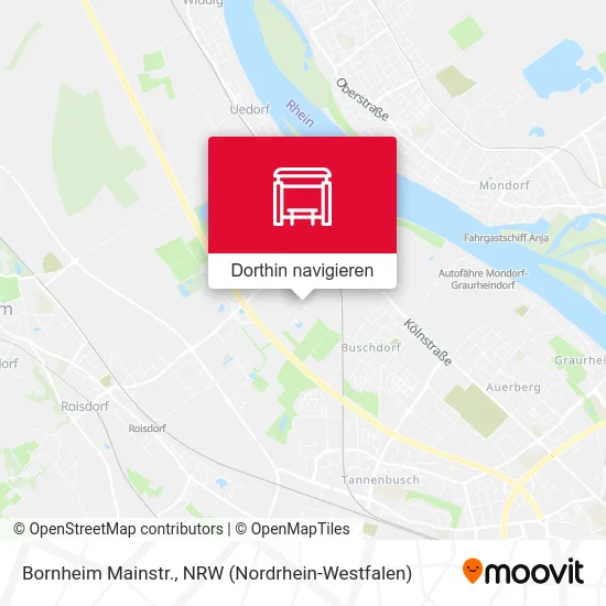Bornheim Mainstr. Karte