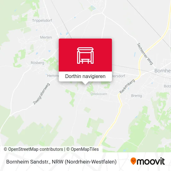 Bornheim Sandstr. Karte