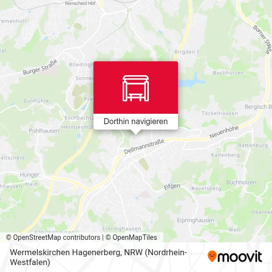 Wermelskirchen Hagenerberg Karte