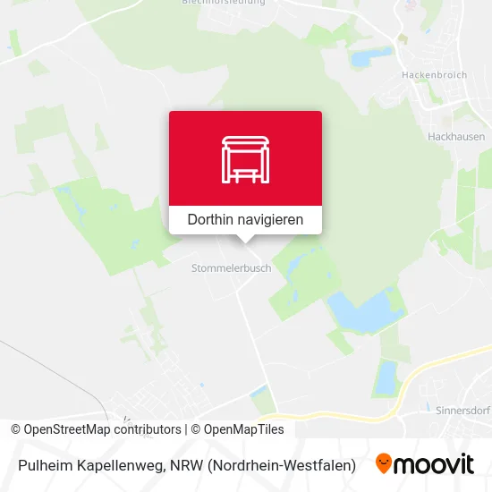 Pulheim Kapellenweg Karte
