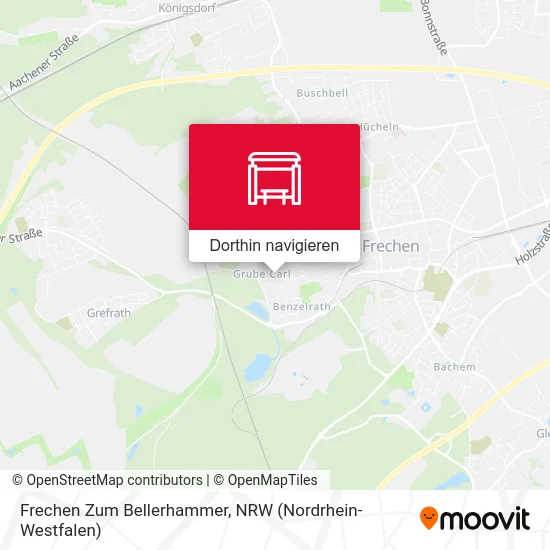 Frechen Zum Bellerhammer Karte
