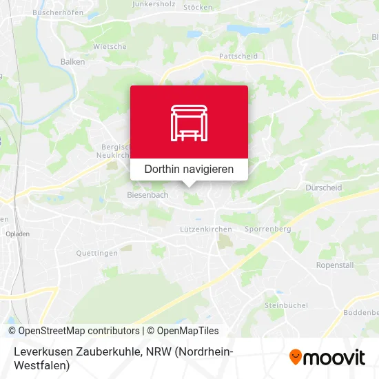 Leverkusen Zauberkuhle Karte
