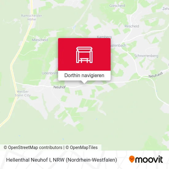 Hellenthal Neuhof I Karte