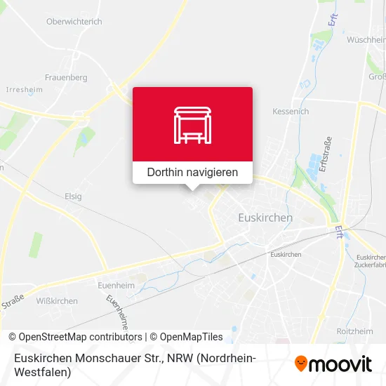 Euskirchen Monschauer Str. Karte
